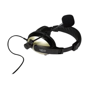 LOGILINK Headset LogiLink stereo mit Mikro  hoher Tragekomfort
