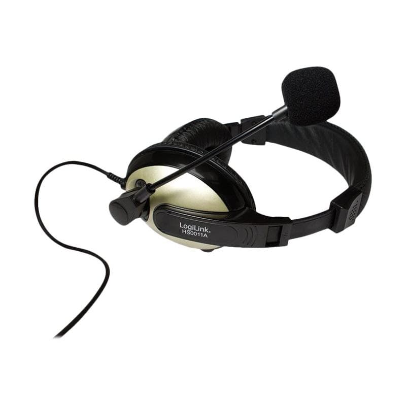 LOGILINK Headset LogiLink stereo mit Mikro  hoher Tragekomfort