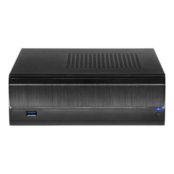 INTERTECH Mini ITX JX-500 black USB 3.0  *OHNE Netzteil