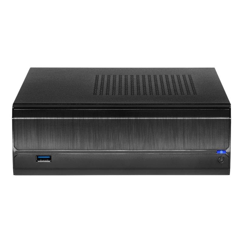 INTERTECH Mini ITX JX-500 black USB 3.0  *OHNE Netzteil