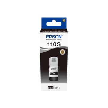 EPSON Ink/110S EcoTank Pigment Black Ink Bott