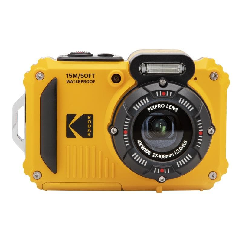 KODAK PIXPRO WPZ2 Digitalkamera 15 Megapixel Opt. Zoom: 4 x Gelb inkl. Akku, inkl. Blitzgerät B