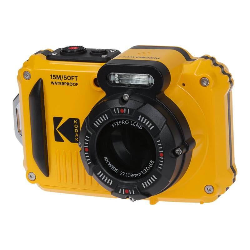 KODAK PIXPRO WPZ2 Digitalkamera 15 Megapixel Opt. Zoom: 4 x Gelb inkl. Akku, inkl. Blitzgerät B