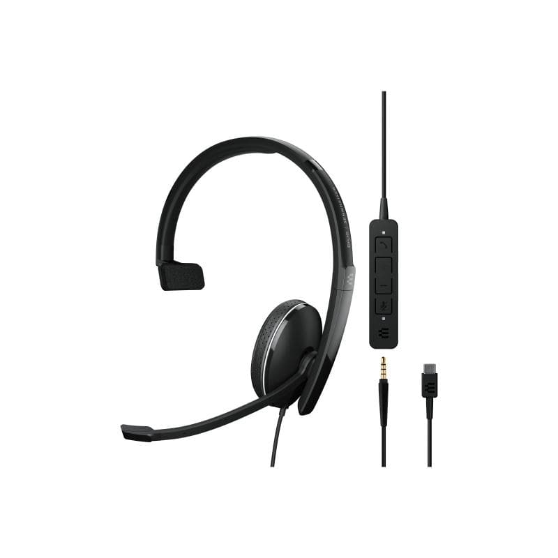 EPOS ADAPT 135 USB-C II Mono USB-C-Headset inkl. 3,5mm Klinkenstecker Inline C