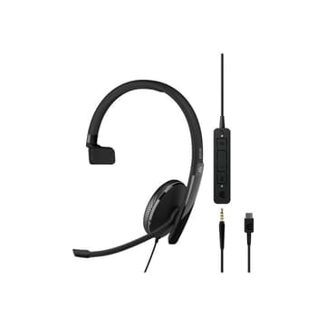 EPOS ADAPT 135T USB-C II Mono USB-C Headset inkl. 3,5mm Klinkenstecker In-Line