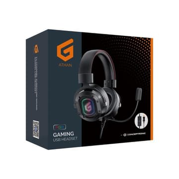 CONCEPTRONIC Headset USB  2.2m Kabel,Mikro,Lautreg.,7.1sound