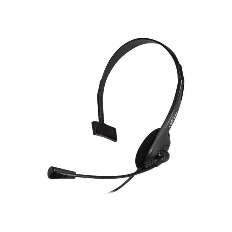 LOGILINK Headset Mono, with Microphone, 1x 3.5mm, ecofriendly