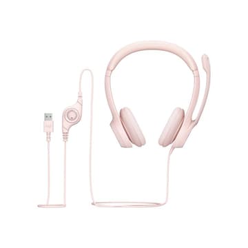 LOGITECH H390 USB Computer Headset - ROSE - EMEA-914
