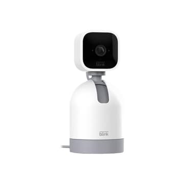 AMAZON Blink Mini Pan-Tilt Kamera - Bewegliche Plug-in-Sicherheitskamera weiß (B09N6P1555)