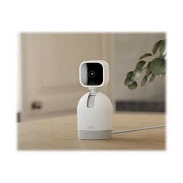 AMAZON Blink Mini Pan-Tilt Kamera - Bewegliche Plug-in-Sicherheitskamera weiß (B09N6P1555)