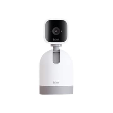 AMAZON Blink Mini Pan-Tilt Kamera - Bewegliche Plug-in-Sicherheitskamera weiß (B09N6P1555)