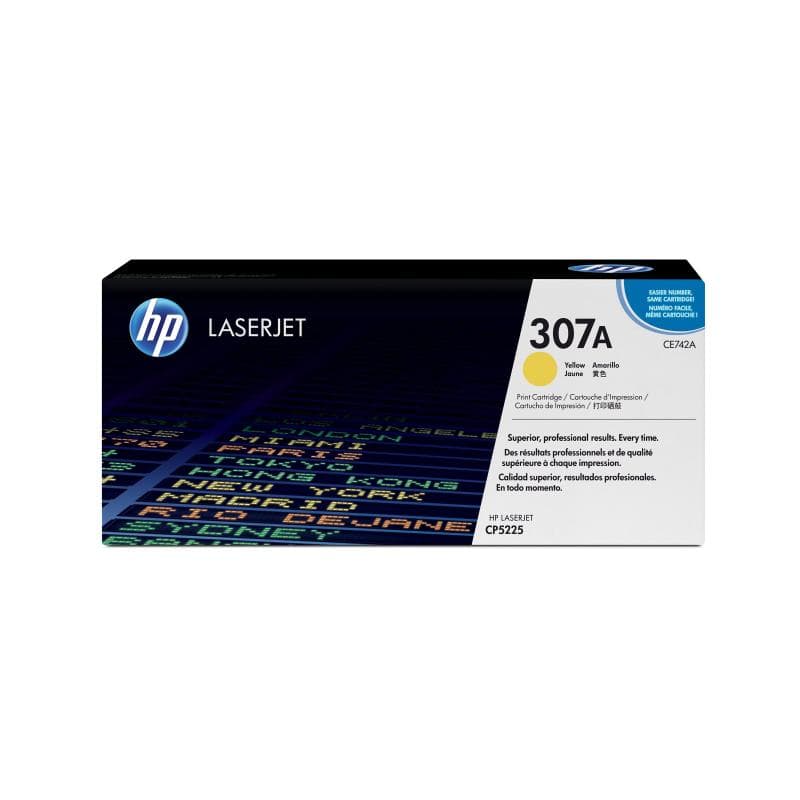 HP 307A Gelb LaserJet Tonerpatrone (CE742A)