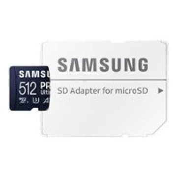 SAMSUNG PRO Ultimate 512 GB microSD-Speicherkarte mit SD-Karten-Adapter
