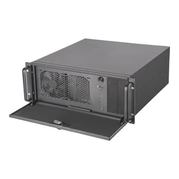 SILVERSTONE Rack 4U Gehäuse RM 42-502 Black