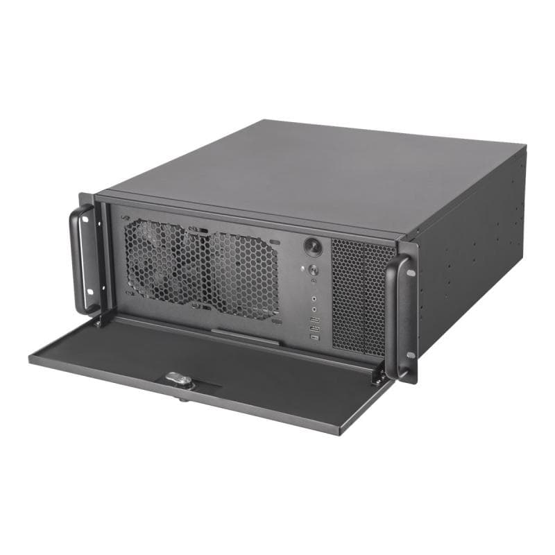 SILVERSTONE Rack 4U Gehäuse RM 42-502 Black