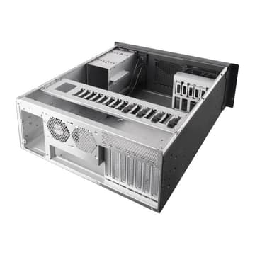 SILVERSTONE Rack 4U Gehäuse RM 42-502 Black