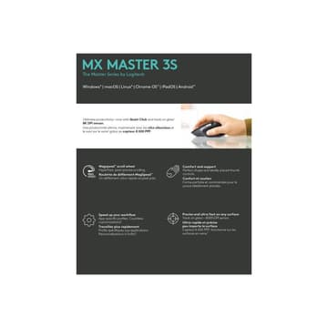 LOGITECH MX Master 3S Grafit Bluetooth Edition (2025)