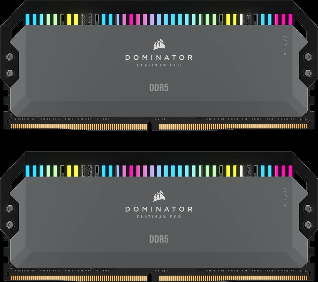 32 GB Corsair Dominator Platinum RGB grau Kit, DDR5-5600, CL36-36-36-76