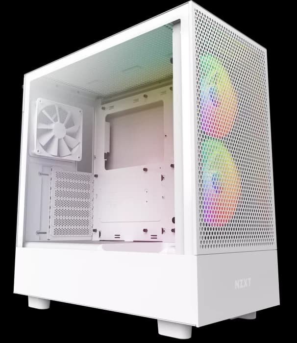 NZXT H5 Flow RGB, weiß, Glasfenster