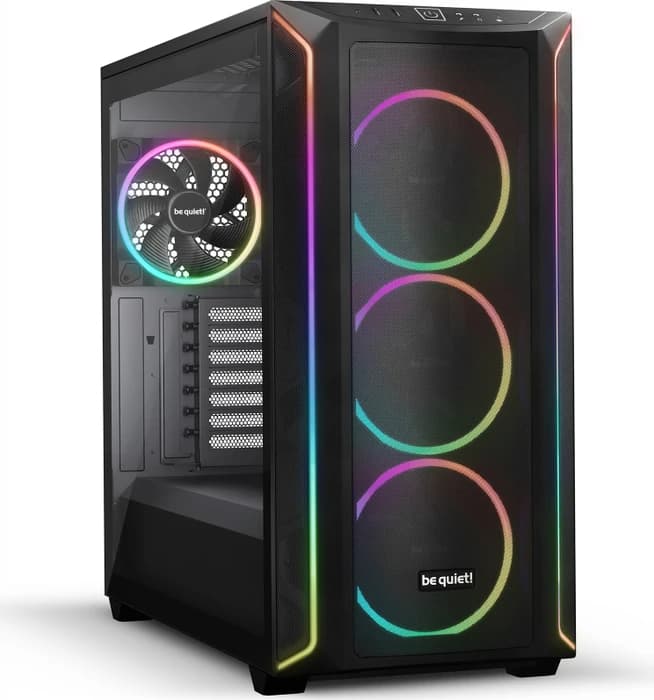 be quiet! Shadow Base 800 FX Black, Glasfenster, schallgedämmt