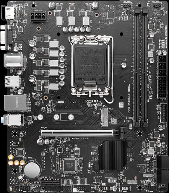 MSI PRO H610M-E DDR4