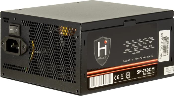 750W Inter-Tech HiPower SP-750CM ATX 2.3