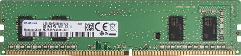 8GB Samsung UDIMM, DDR4-2400, CL17-17-17