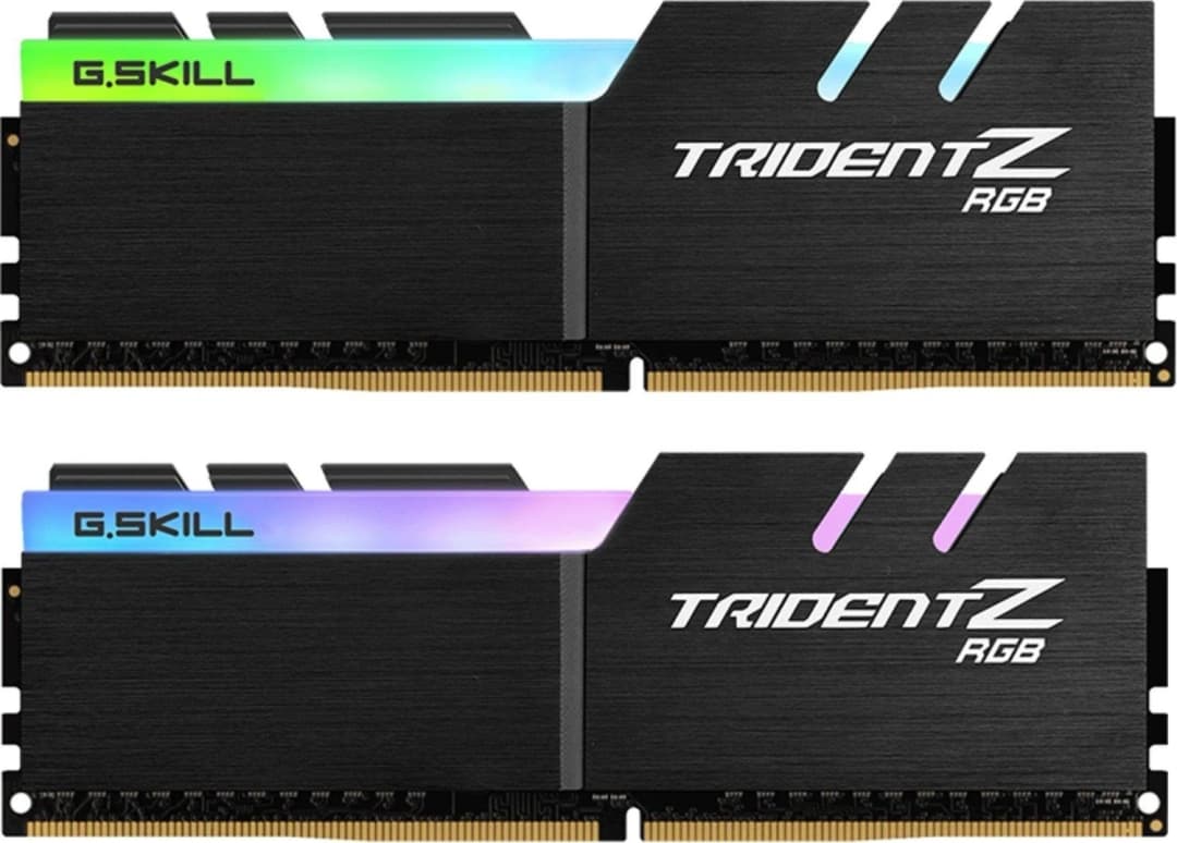 16GB G.Skill Trident Z RGB UDIMM Kit, DDR4-3600, CL18-22-22-42