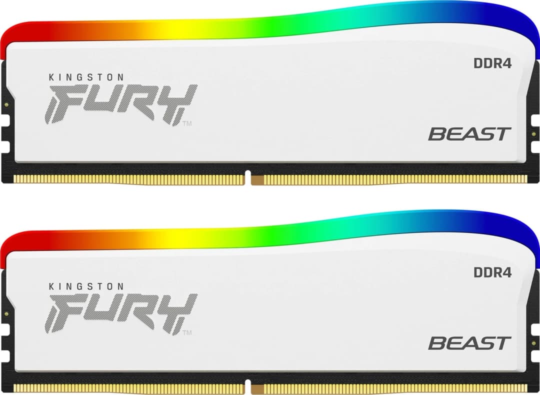32GB Kingston FURY Beast RGB Special Edition UDIMM Kit, DDR4-3600, CL18-22-22