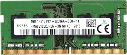 4GB DDR4 3200MHz SO-DIMM RAM, SK hynix, CL22-22-22-32, 1RX8
