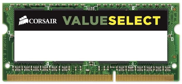 8GB DDR3 1333MHz SO-DIMM RAM, Corsair ValueSelect, CL9