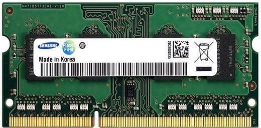  4GB DDR3 1600MHz SO-DIMM RAM, Samsung, CL11-11-11
