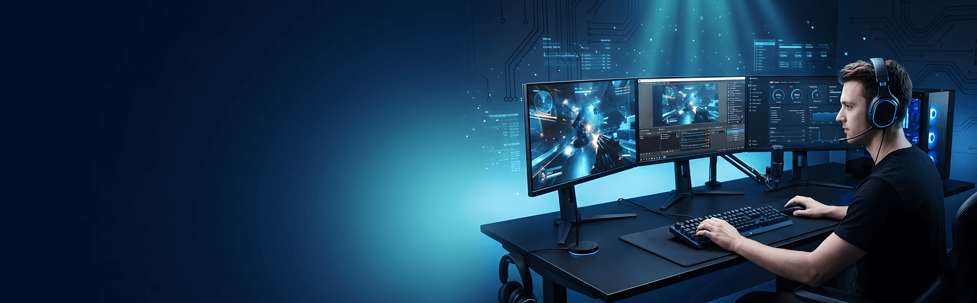 gaming pc station