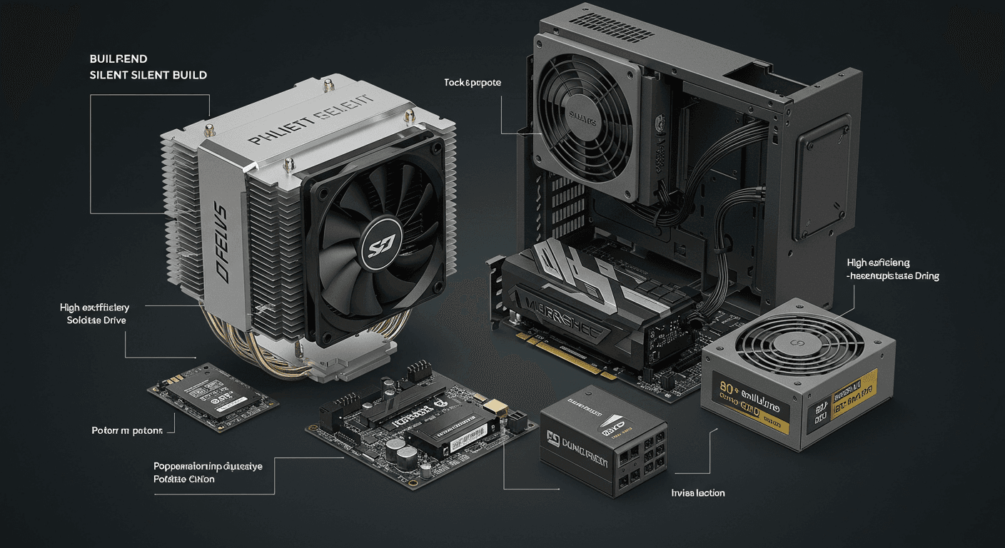 Die wichtigsten Komponenten für den besten Silent PC Die wichtigsten Komponenten für den besten Silent PC