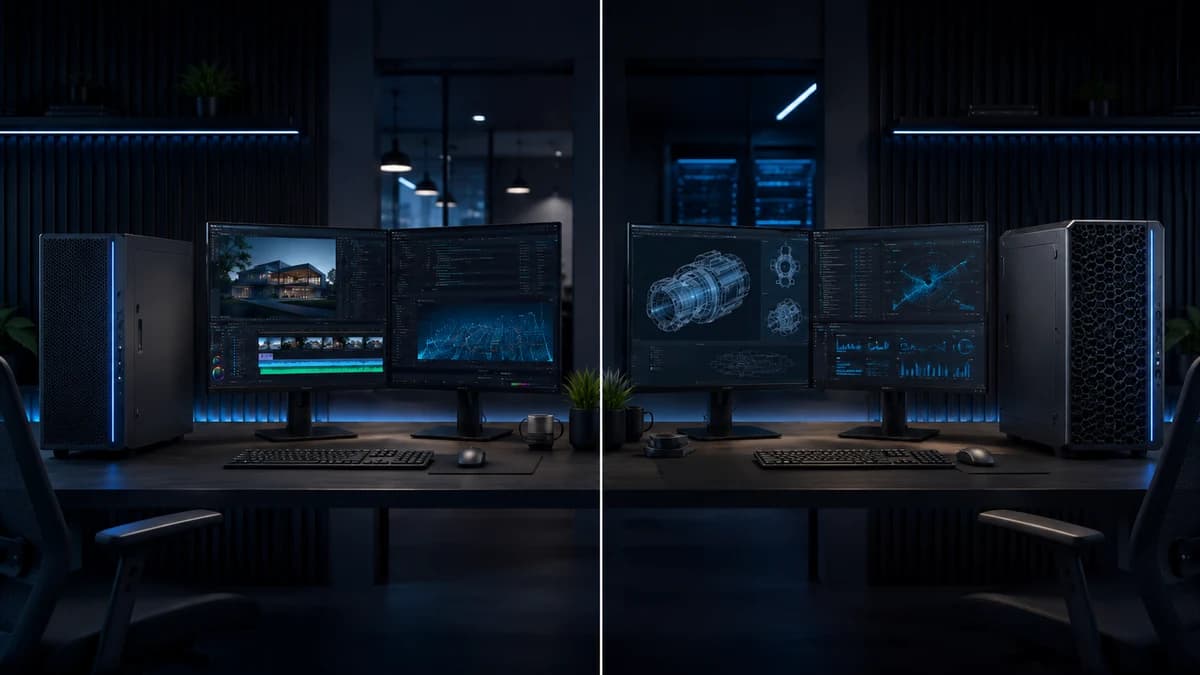 Intel Core Ultra Workstation und Intel Xeon Workstation im Vergleich Intel Core Ultra Workstation und Intel Xeon Workstation im Vergleich