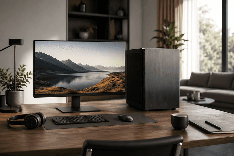 Silent Multimedia PC kaufen – leise Leistung für Streaming, 4K und Zuhause Silent Multimedia PC kaufen – leise Leistung für Streaming, 4K und Zuhause