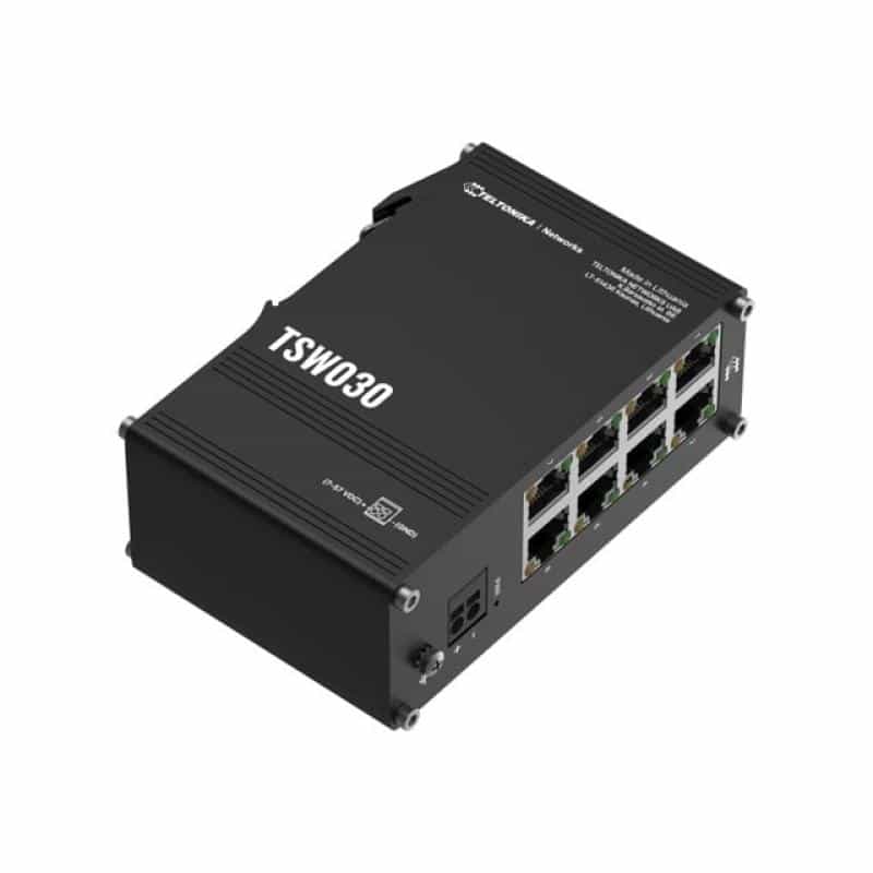 TELTONIKA NETWORKS TSW030 8x RJ45-Ports Ethernet Switch TELTONIKA NETWORKS TSW030 8x RJ45-Ports Ethernet Switch