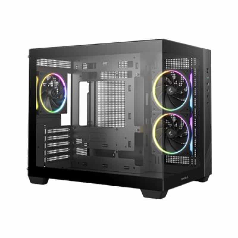 DEEPCOOL CG330 3F Micro ATX Mini ITX ARGB Glas black DEEPCOOL CG330 3F Micro ATX Mini ITX ARGB Glas black