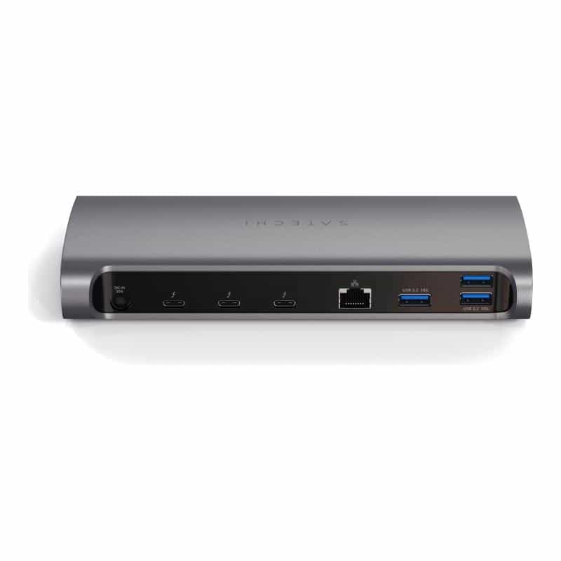 SATECHI - Dockingstation - Thunderbolt 4 - 3 x Thunderbolt - GigE SATECHI - Dockingstation - Thunderbolt 4 - 3 x Thunderbolt - GigE