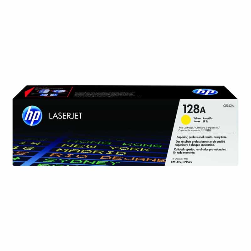 HP 128A Gelb LaserJet Tonerpatrone (CE322A) HP 128A Gelb LaserJet Tonerpatrone (CE322A)