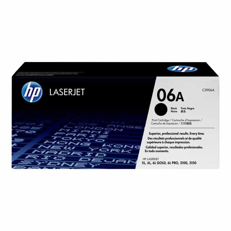 HP 06A Schwarz LaserJet Tonerpatrone (C3906A) HP 06A Schwarz LaserJet Tonerpatrone (C3906A)