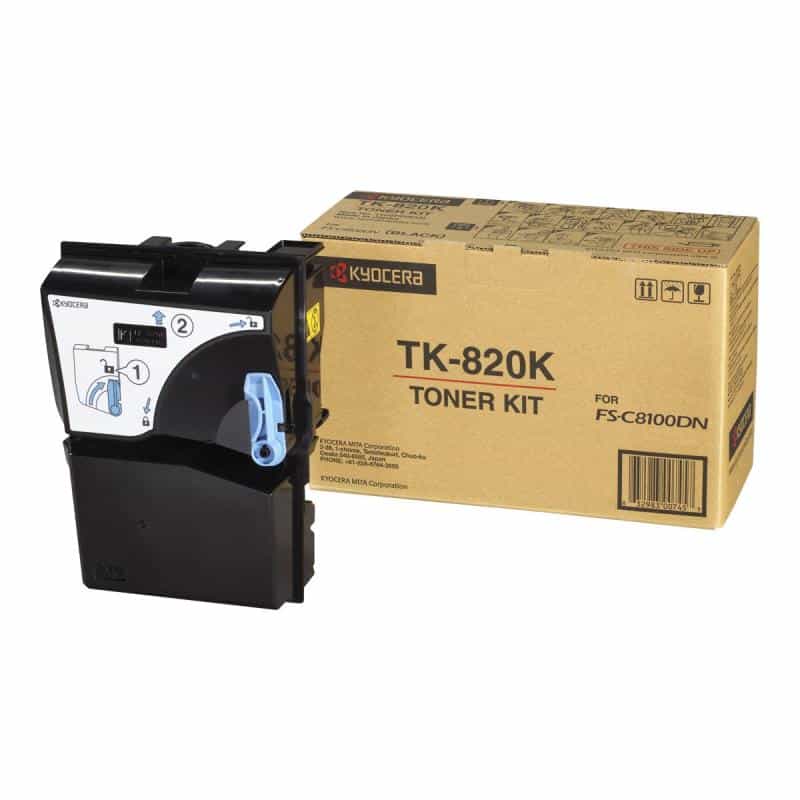 KYOCERA TK 820K Schwarz Tonerpatrone KYOCERA TK 820K Schwarz Tonerpatrone
