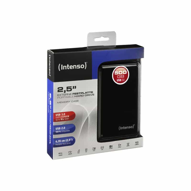 USB 500GB INTENSO Memory Case (2,5") USB3.0 schwarz retail USB 500GB INTENSO Memory Case (2,5") USB3.0 schwarz retail