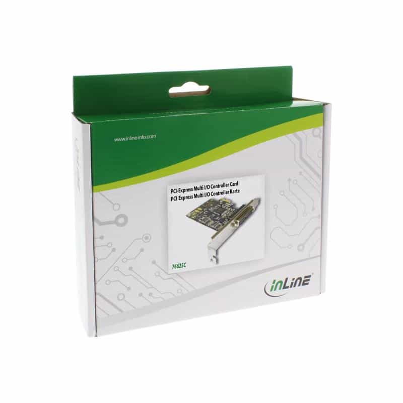 INLINE Schnittstellenkarte, 1x parallel 25-pol, PCIe (PCI-Express) INLINE Schnittstellenkarte, 1x parallel 25-pol, PCIe (PCI-Express)