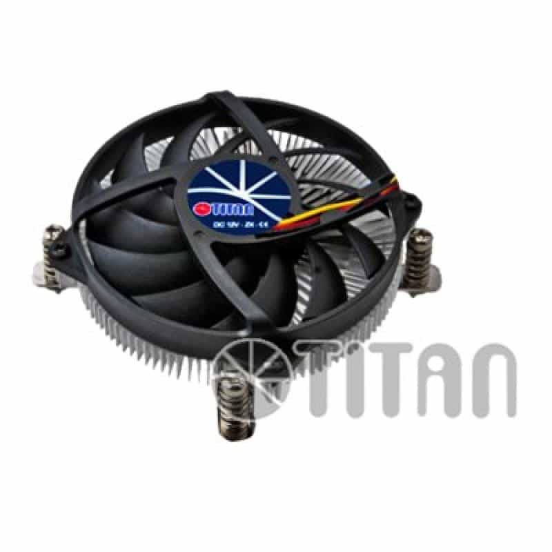Titan CPU Kupferkühler für Intel, Low Profile Design Titan CPU Kupferkühler für Intel, Low Profile Design