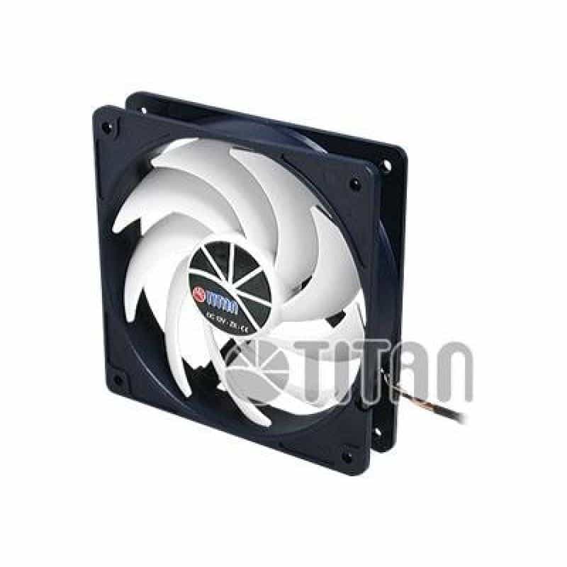 Titan Lüfter Kukri Fan, 120 x 120 x 25 mm, mit Tachosignal, Flüssigkeits-Gleitlager Titan Lüfter Kukri Fan, 120 x 120 x 25 mm, mit Tachosignal, Flüssigkeits-Gleitlager