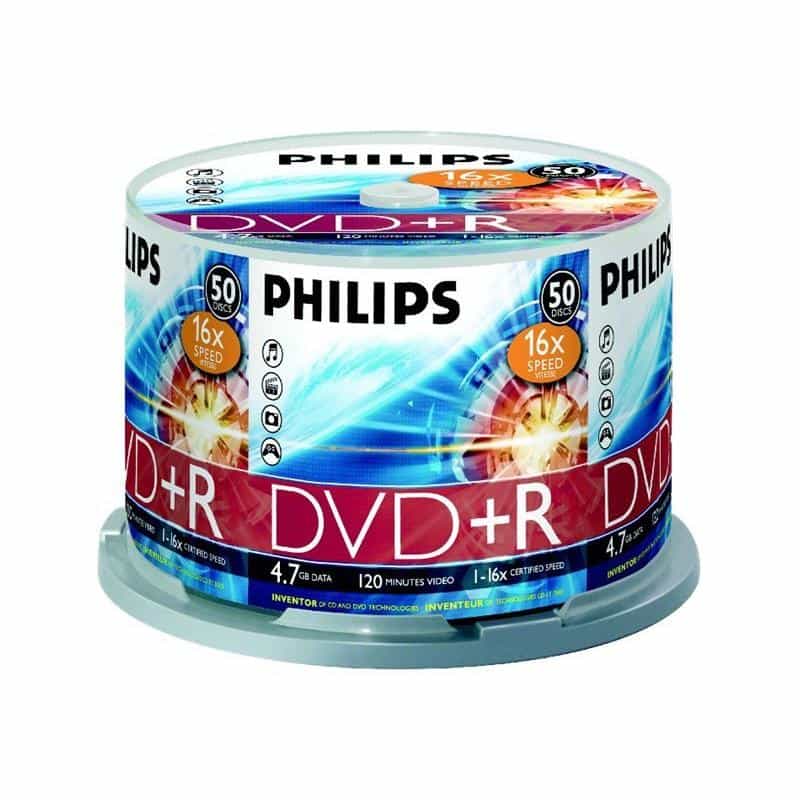 DVD+R Philips 4,7GB 50pcs spindel 16x DVD+R Philips 4,7GB 50pcs spindel 16x