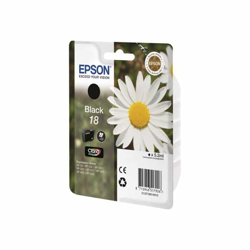 EPSON 18 Schwarz Tintenpatrone EPSON 18 Schwarz Tintenpatrone