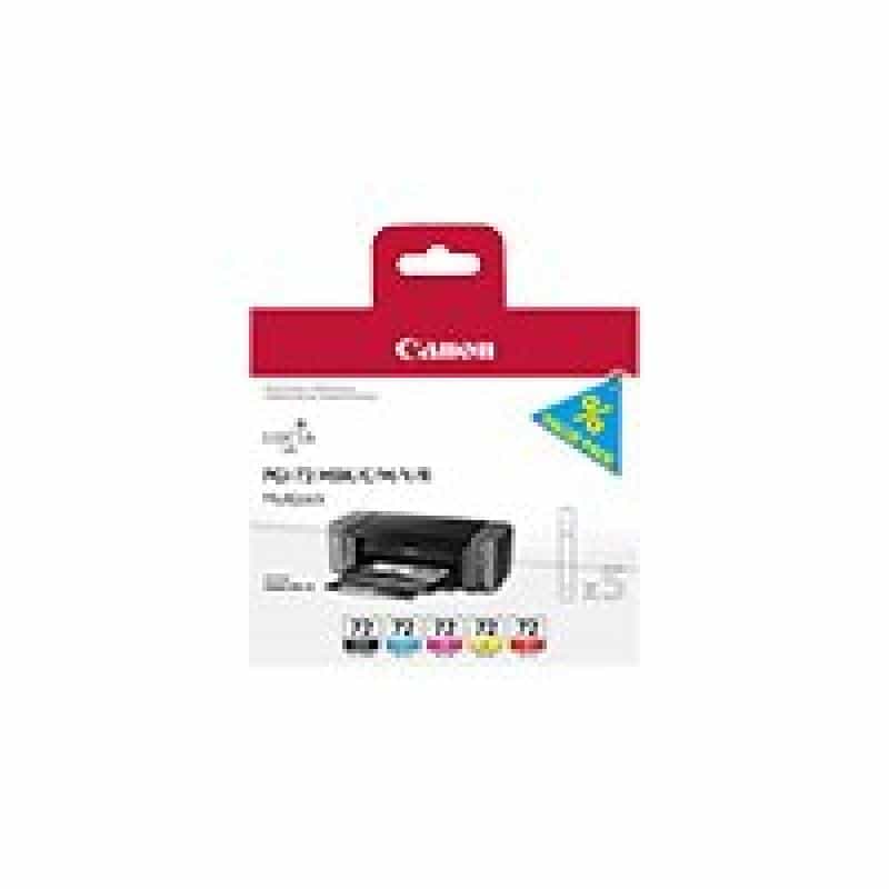CANON PGI 72 MBK/C/M/Y/R Multipack 5er Pack Gelb, Cyan, Magenta, Rot, mattschwarz Tintenbehälter CANON PGI 72 MBK/C/M/Y/R Multipack 5er Pack Gelb, Cyan, Magenta, Rot, mattschwarz Tintenbehälter
