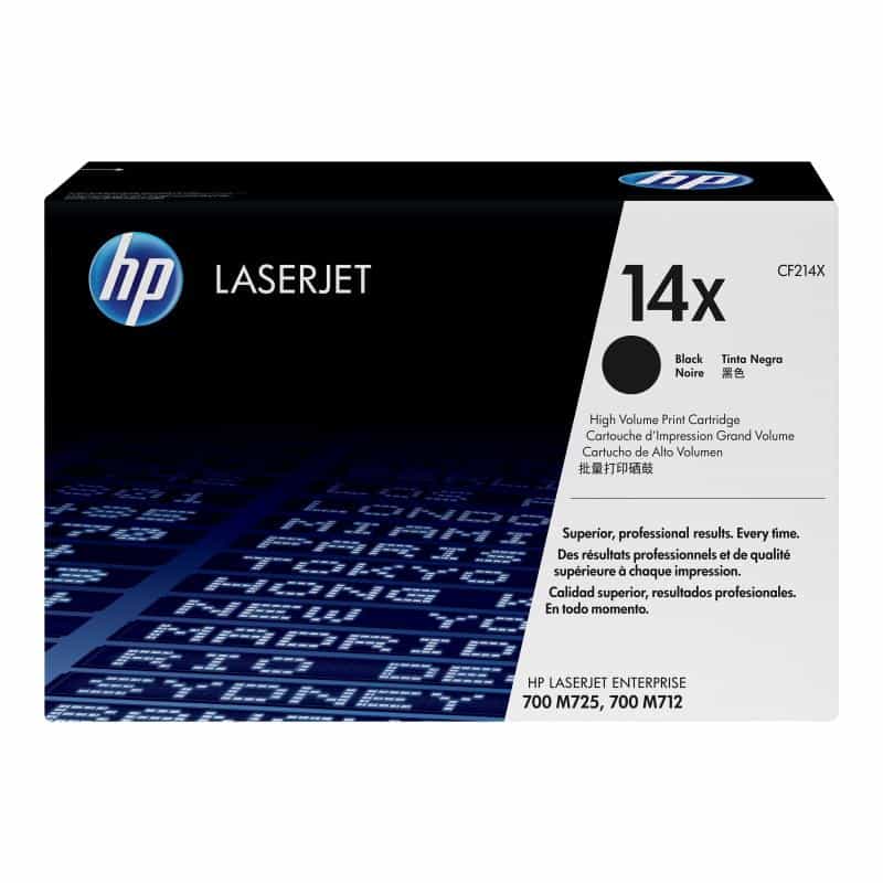 HP 14X Schwarz LaserJet Tonerpatrone (CF214X) HP 14X Schwarz LaserJet Tonerpatrone (CF214X)